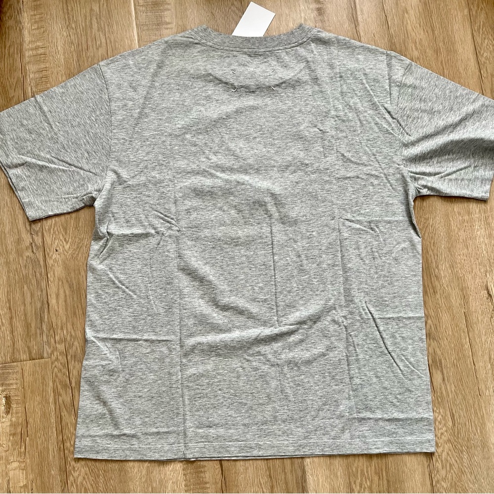 Maison Margiela S50GC0649 Frame Print Short Sleeve Shirt Gray/pink size IT 48 - Picture 4 of 5